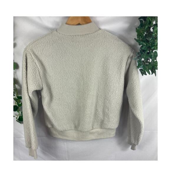 NWT Z by zella teddy faux fur bomber jacket XL - Picture 3 of 3